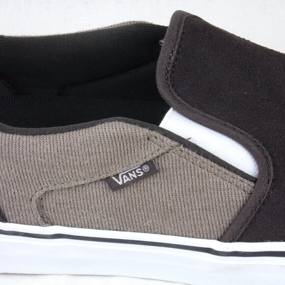 Vans Asher Deluxe Skate Shoes 9 Brown Slip-On VN000CSYCFF Comfort Textile main image 14